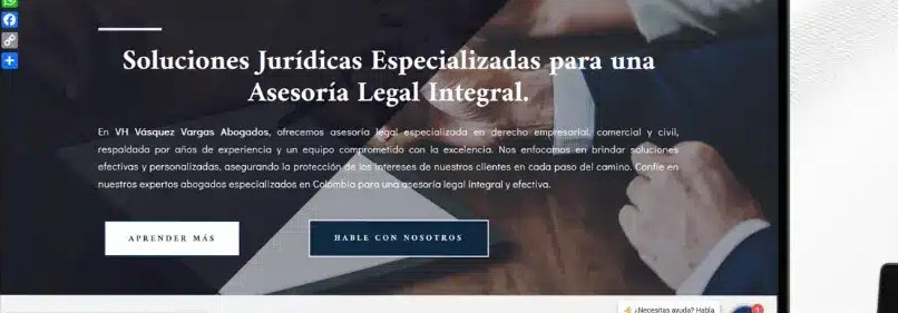 Proyecto web VH Abogados
